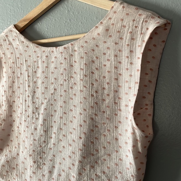 Blush Polka Dot Blouse - Picture 14 of 15